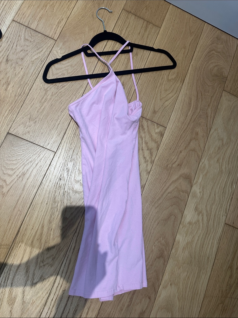 Light Pink Strappy Slip Dress